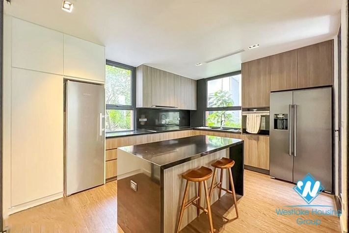 A wonderful new villa having nice outside space for rent in Tay Ho, Hanoi, Vietnam